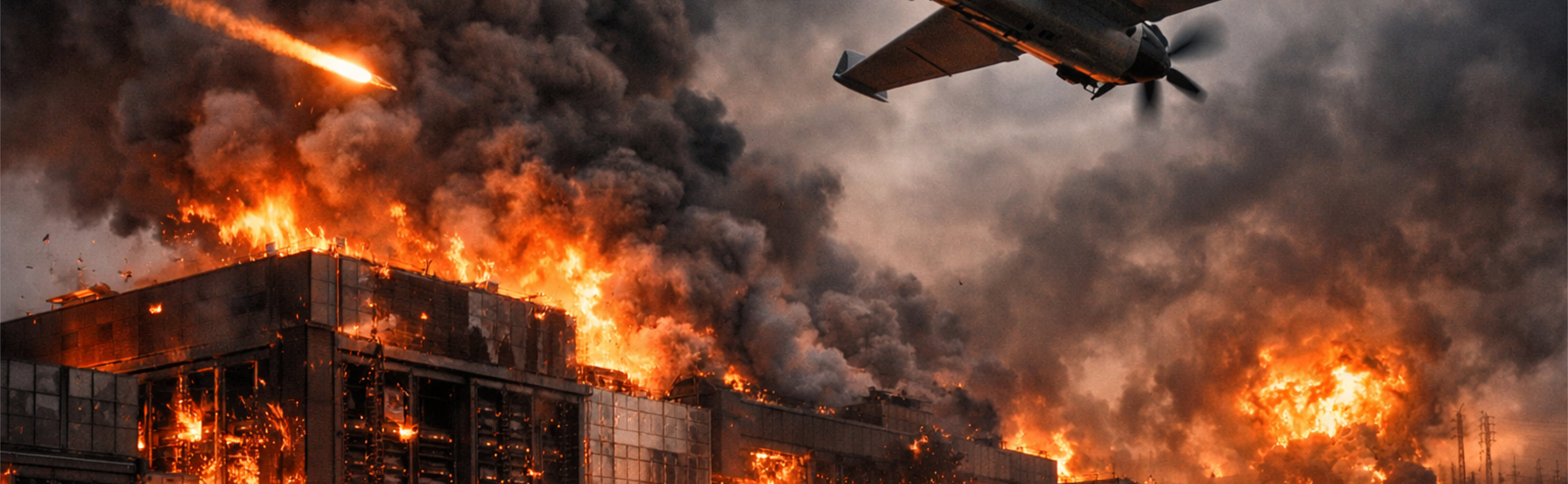 A conceptual image showing a business man being stressed over money, while two shadows representing suppliers talk in the background.